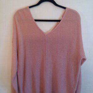 HIPPIE ROSE womens pink sweater size medium